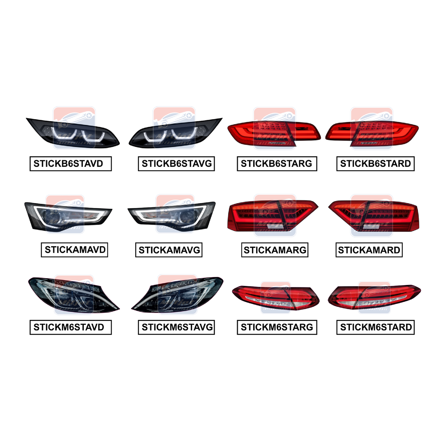 Detached pieces - Mitjet International - Mitjet ST - Body - Stickers